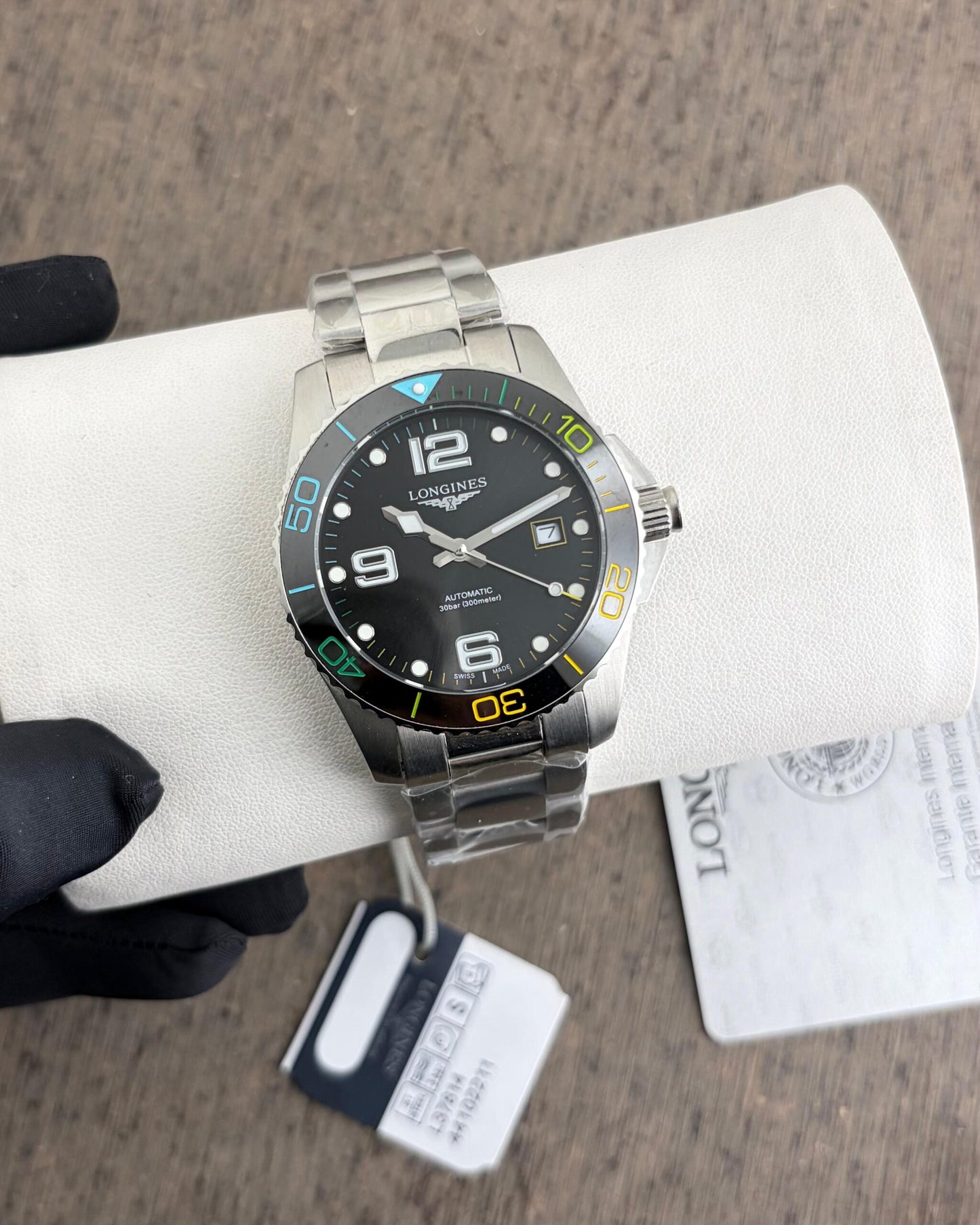 Longines Hydro Conquest Black Dial