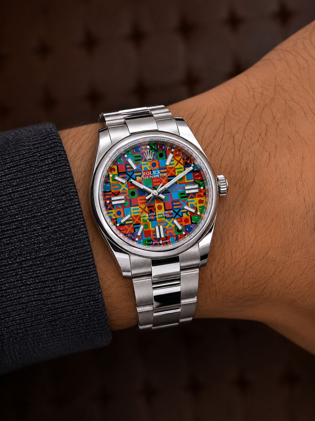 Rolex Oyster Perpetual 41 Multicoloured Jubilee Dial