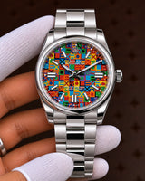 Rolex Oyster Perpetual 41 Multicoloured Jubilee Dial