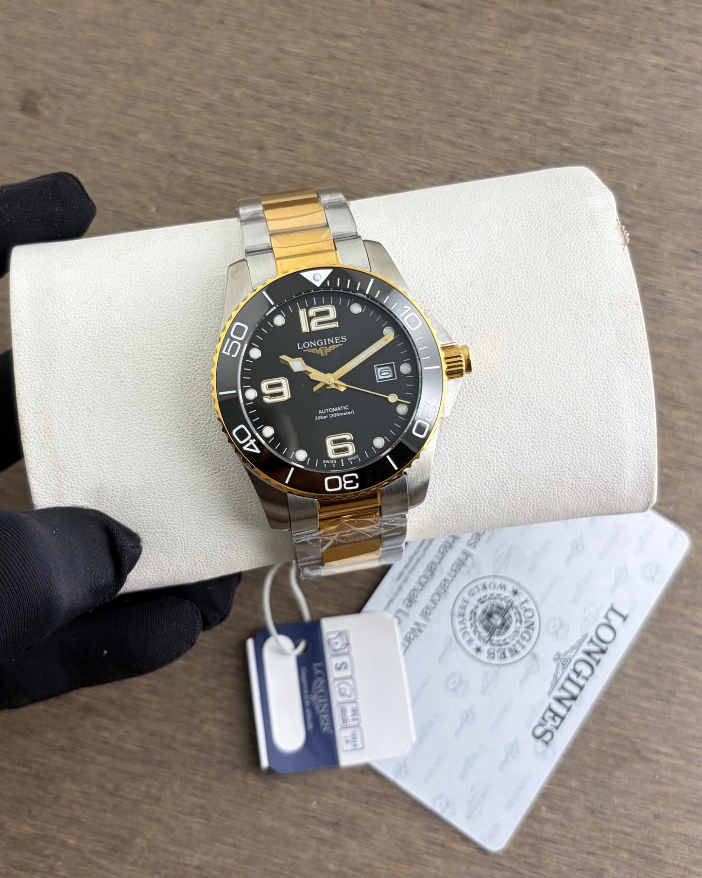 Longines Hydro Conquest Two-Tone Gold &amp; Silver