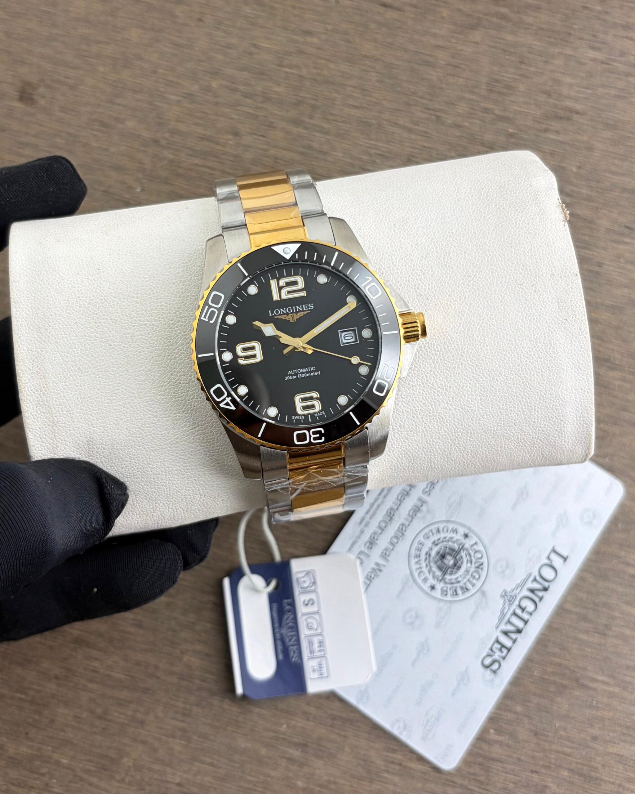 Longines Hydro Conquest Two-Tone Gold &amp; Silver