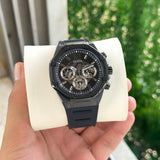 Guess Momentum Skeleton Black Dial