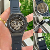 Guess Momentum Skeleton Black Dial