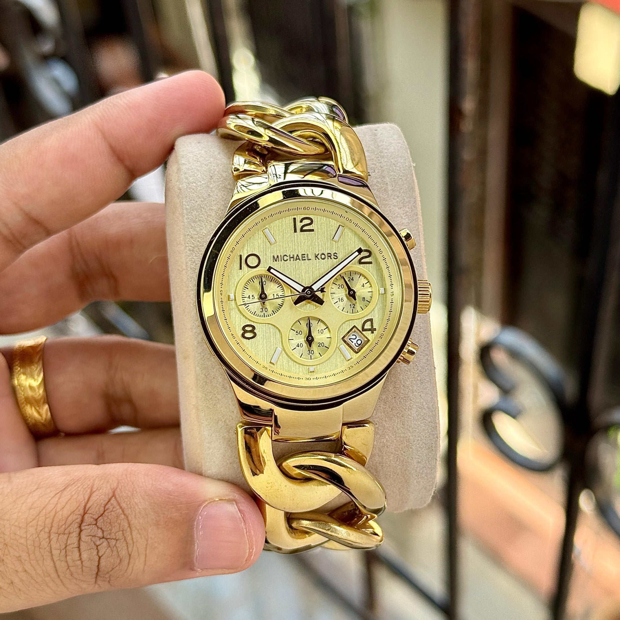 Michael Kors MK3131 Runway Chain-Link Edition