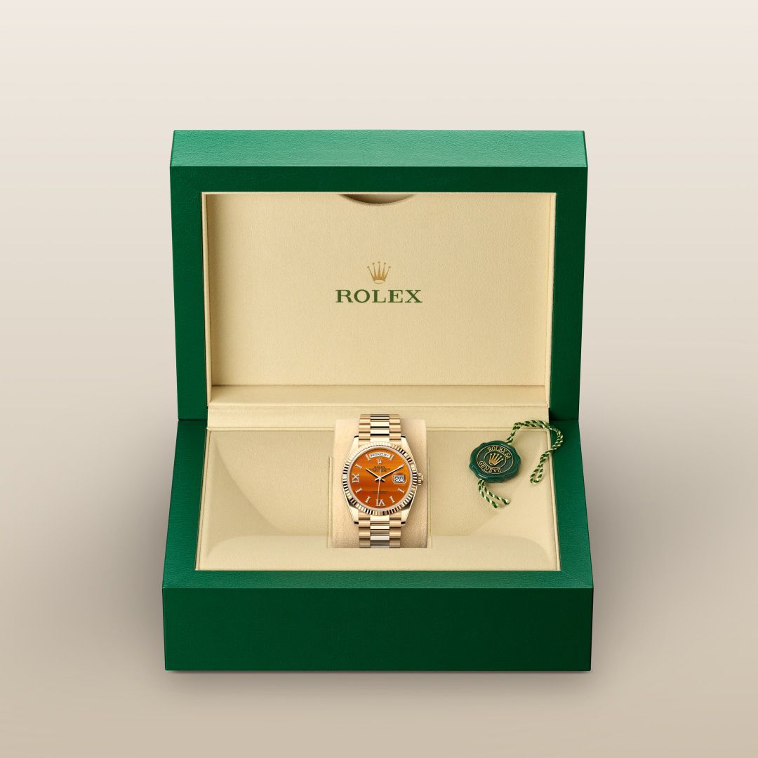 Rolex Day-Date Orange Dial