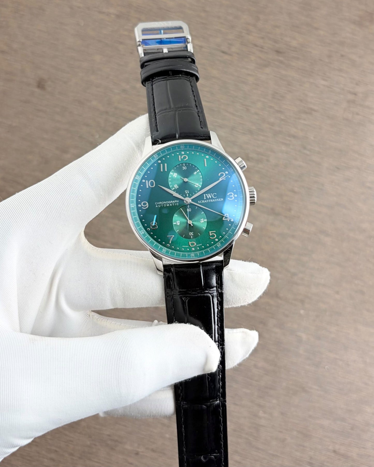 IWC Portugieser Green Dial Chronograph