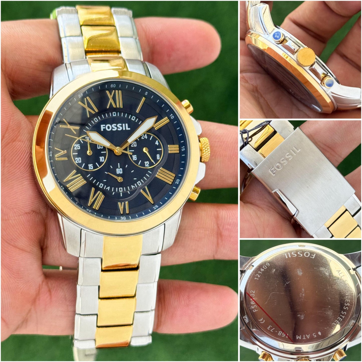 Fossil FS-6132 Blue Dial