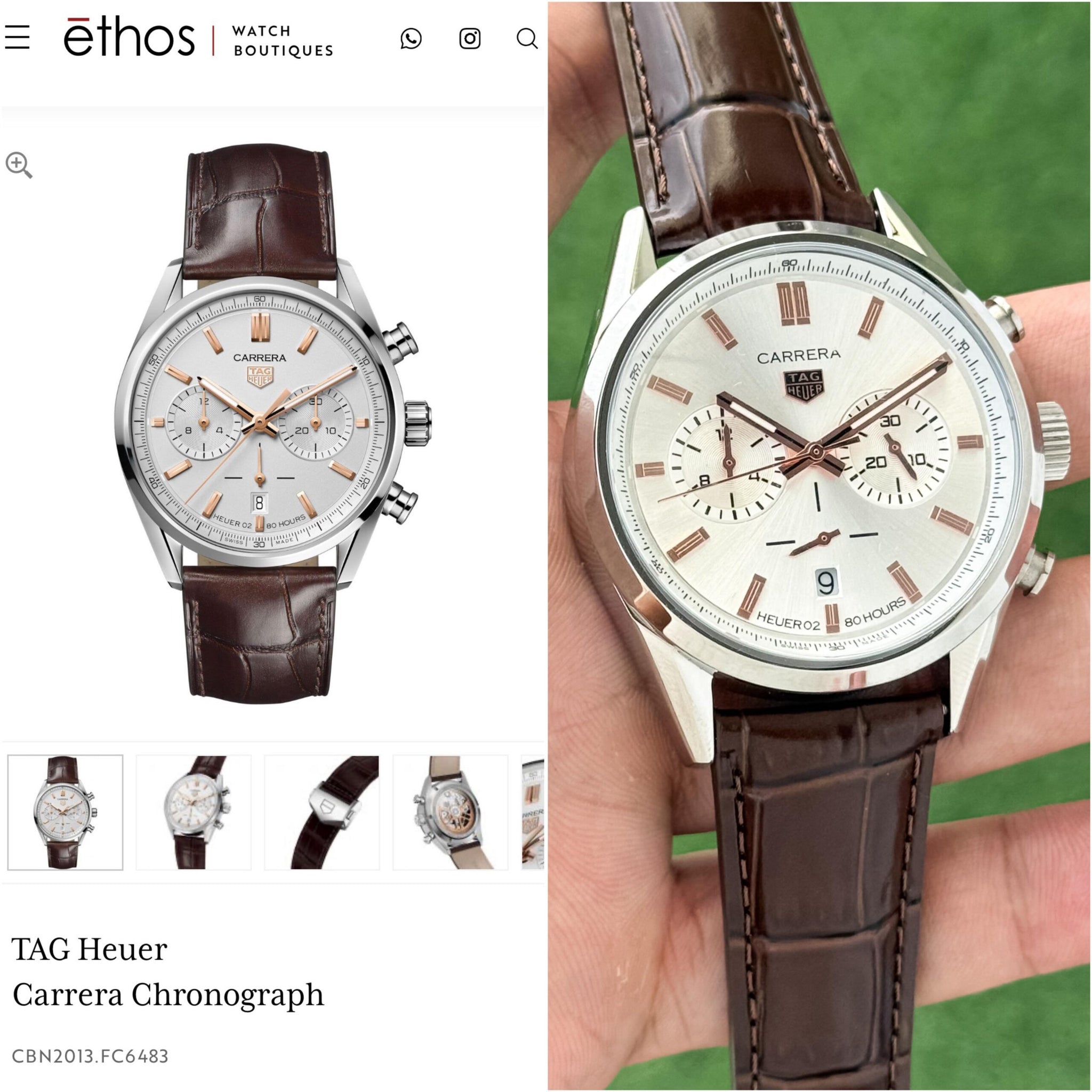 Tag Heuer Carrera White Quartz Chronograph