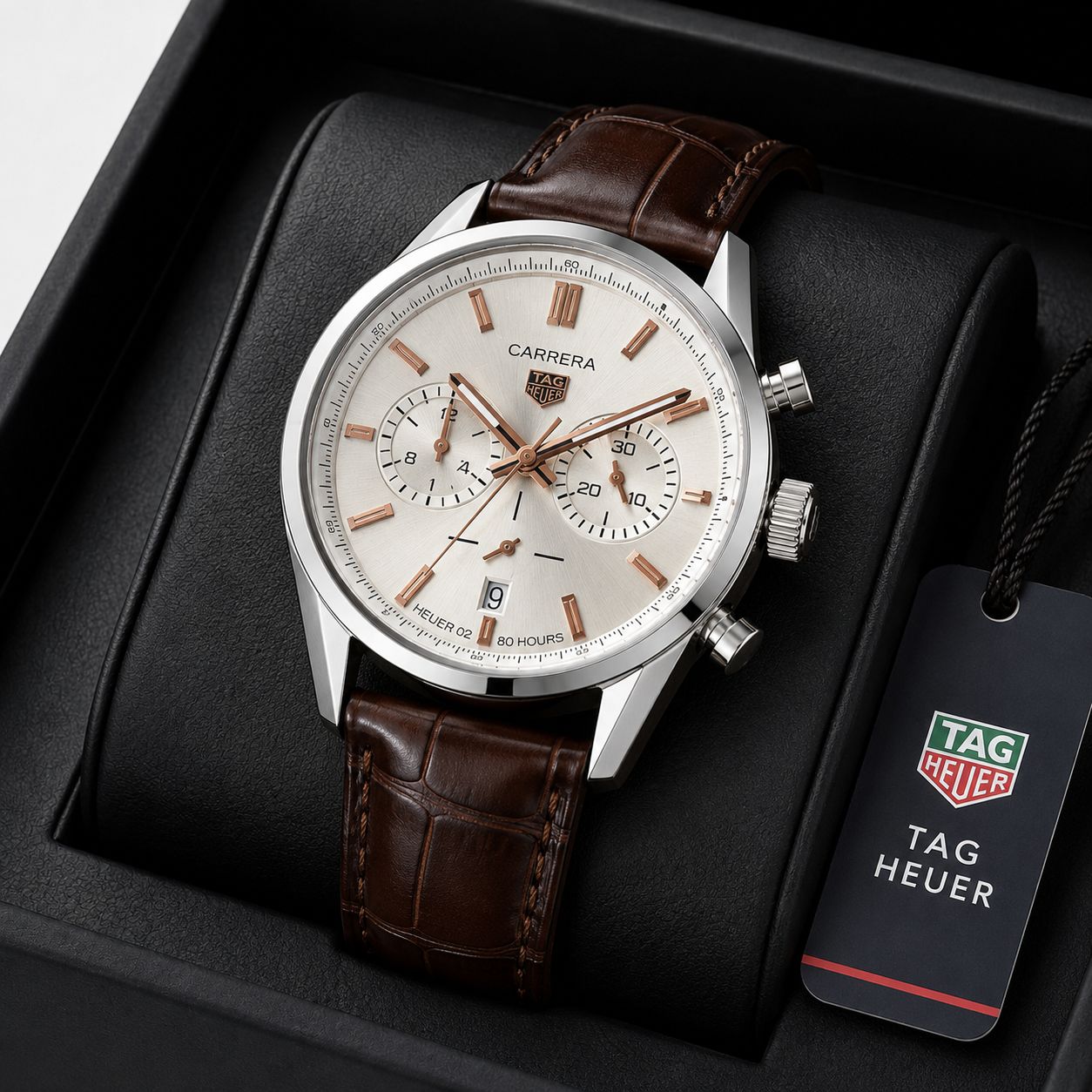 Tag Heuer Carrera White Quartz Chronograph