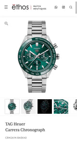 Tag Heuer Carrera Green Dial