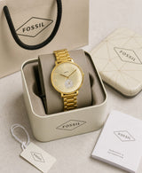 Fossil Women’s Gold Quartz