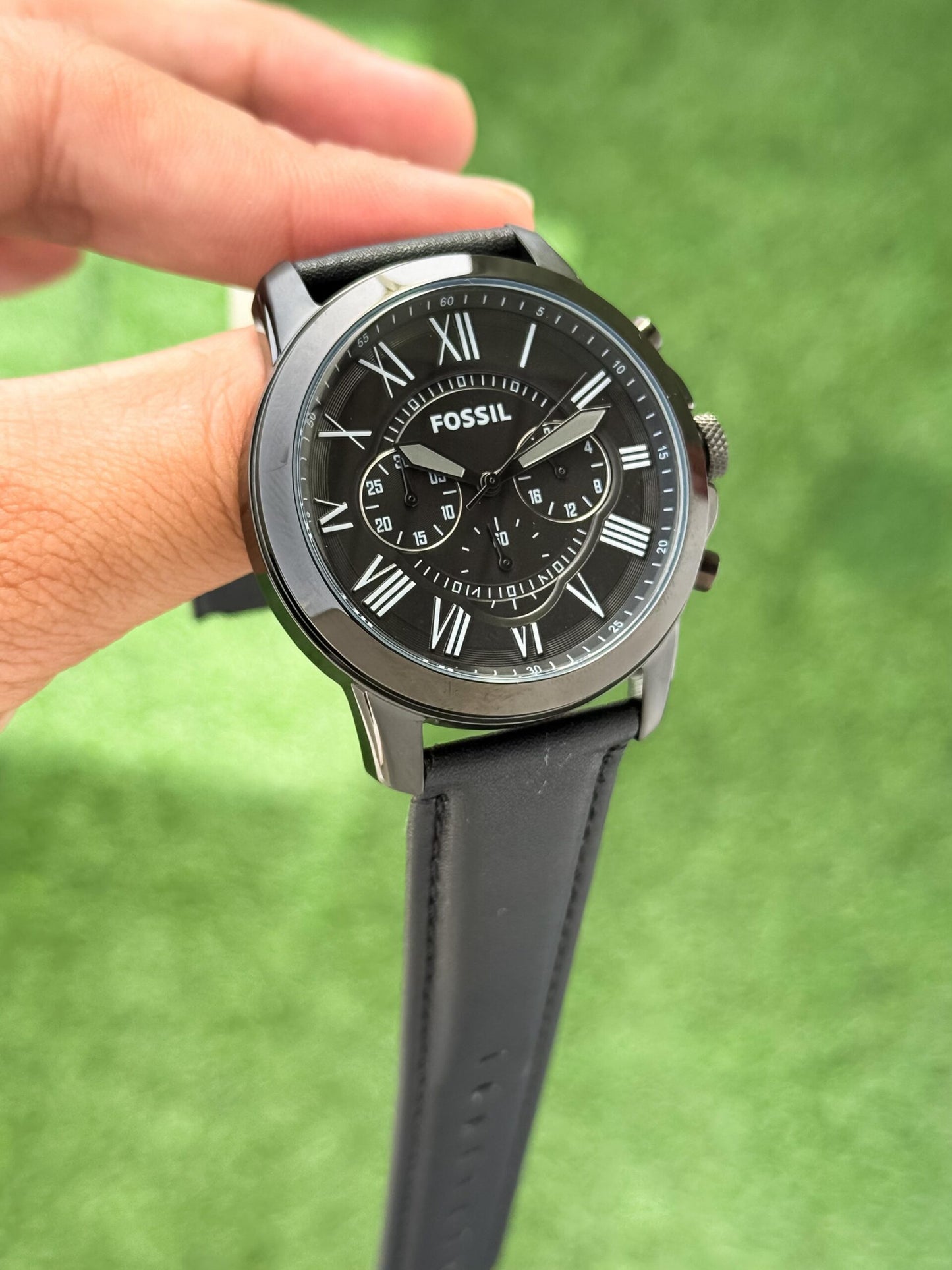 Fossil Chronograph Black Dial