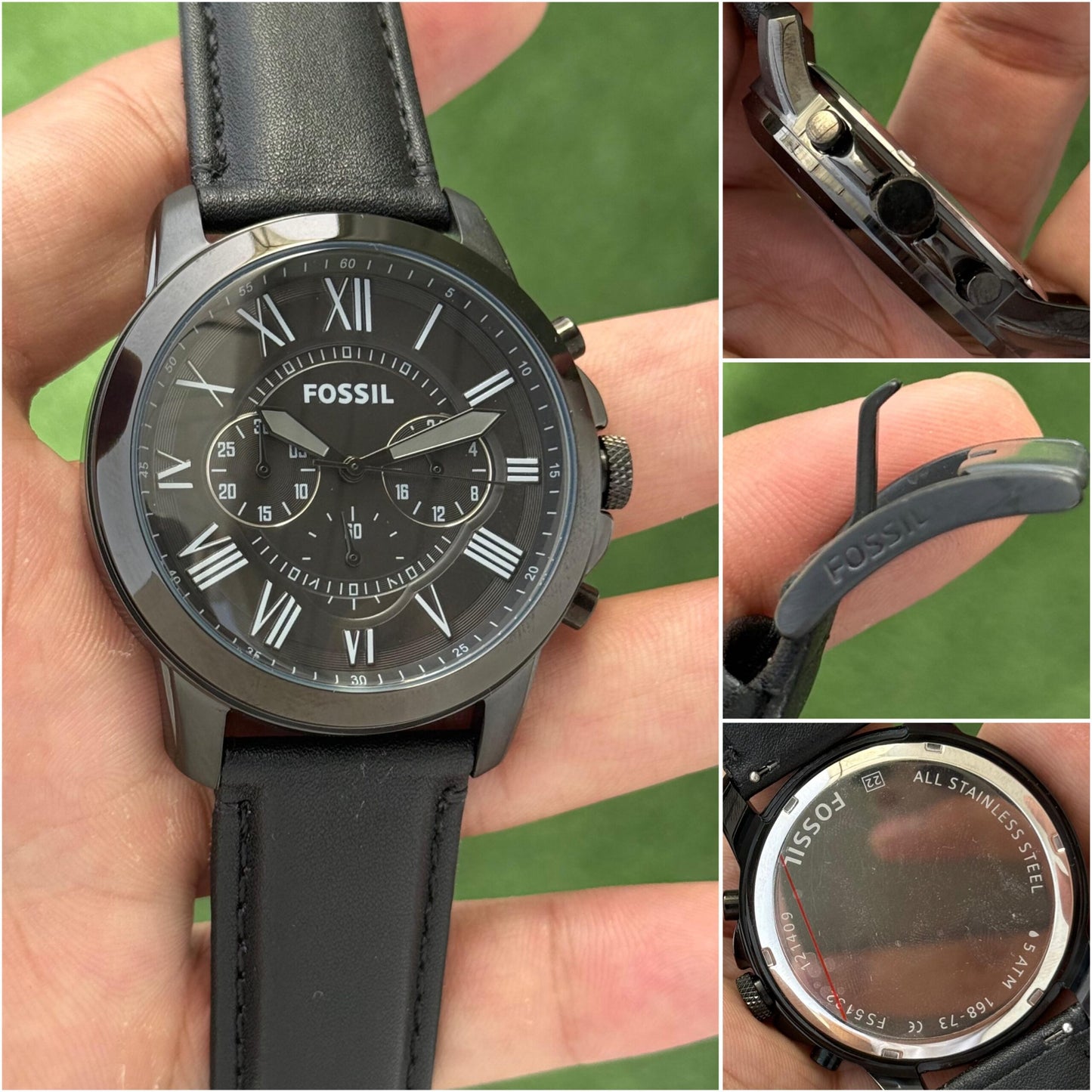 Fossil Chronograph Black Dial