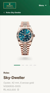 Rolex Sky-Dweller Blue Dial