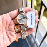 Emporio Armani Grey Roman Dial