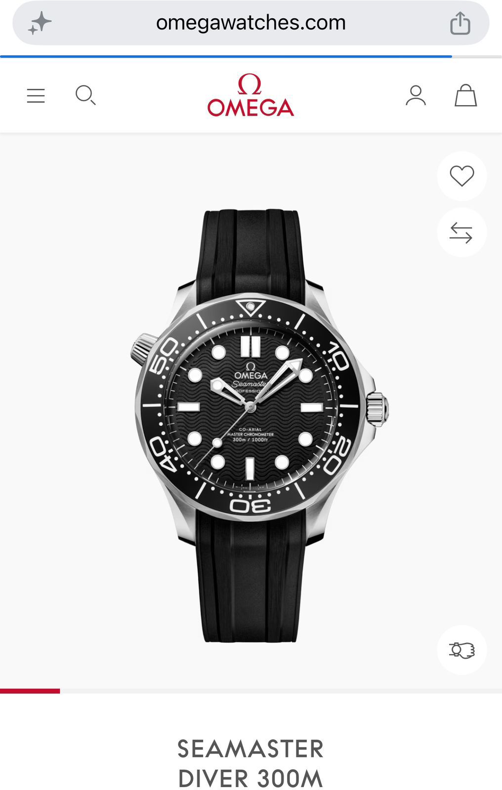 Omega Seamaster Diver 300M