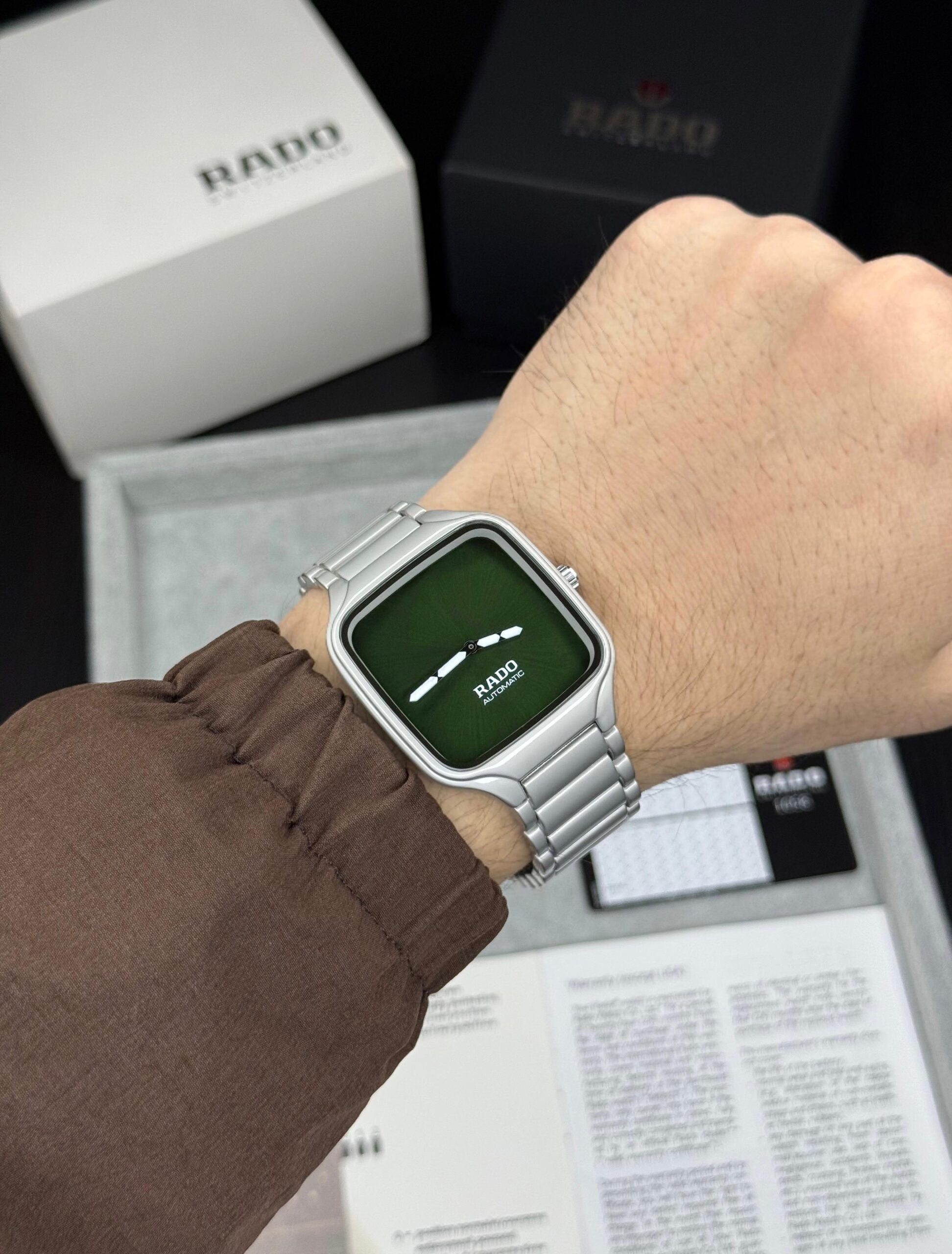 Rado True Square Green Edition