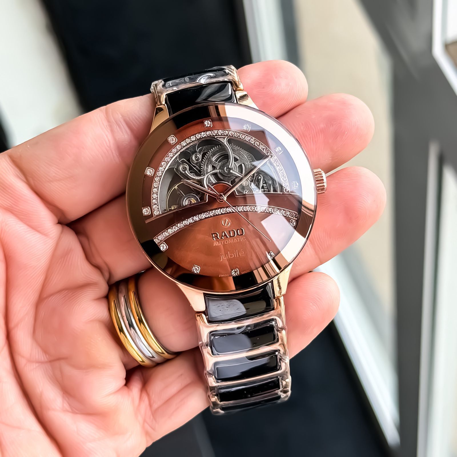 Rado Centrix Open Heart Jubilé Brown