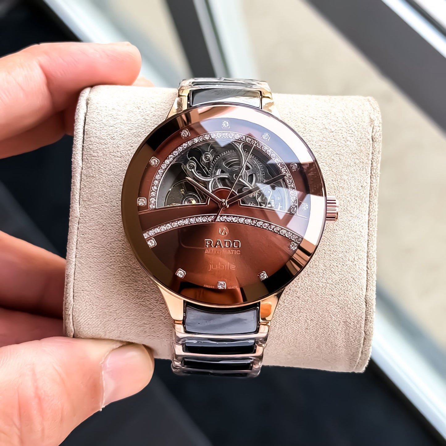 Rado Centrix Open Heart Jubilé Brown
