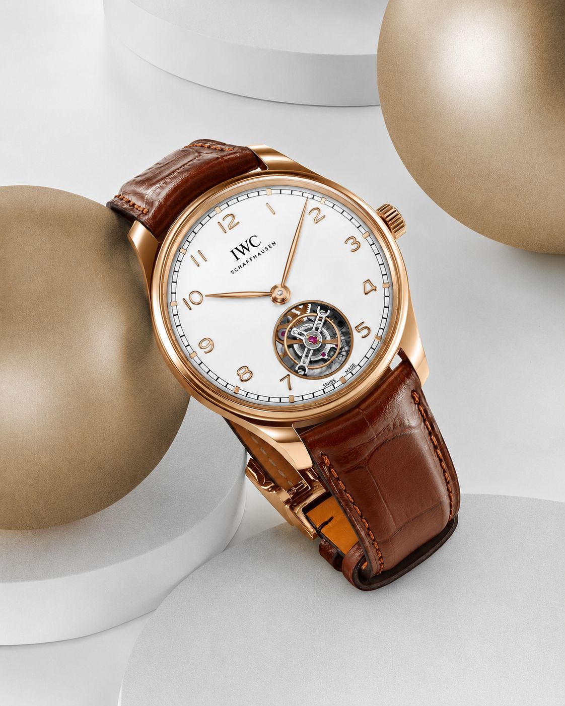 IWC Portugieser Tourbillon IW545801 White Dial