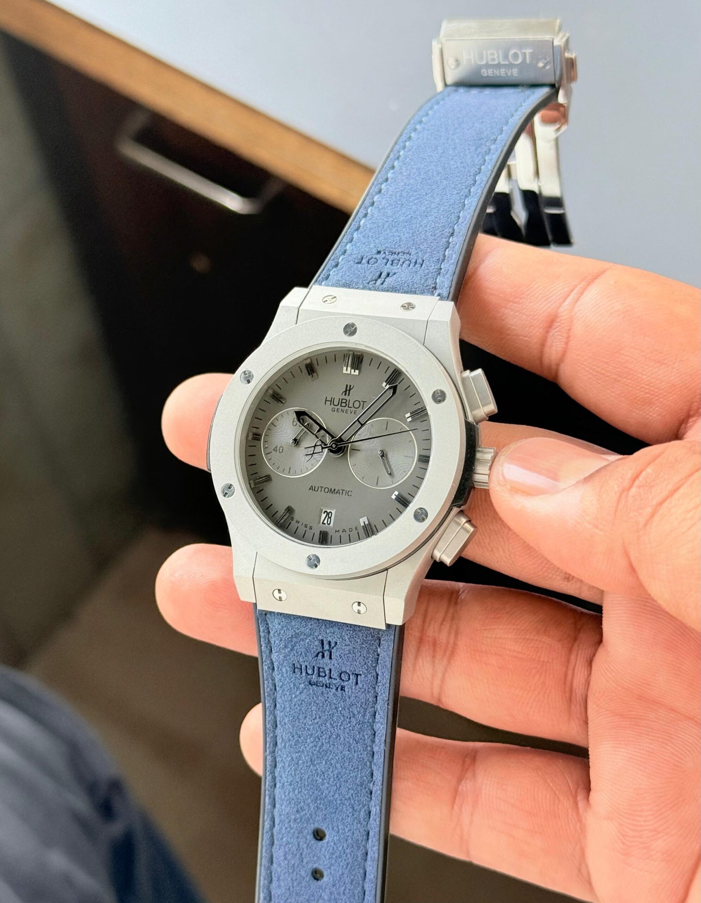 Hublot Big Bang Grey Dial Chronograph