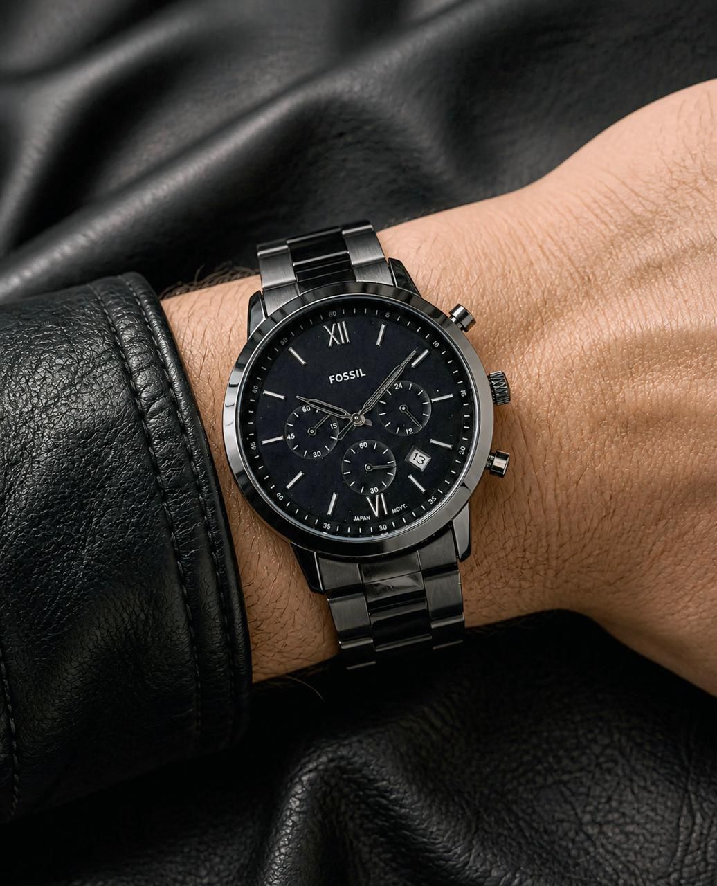Fossil Neutra Chronograph Black Edition