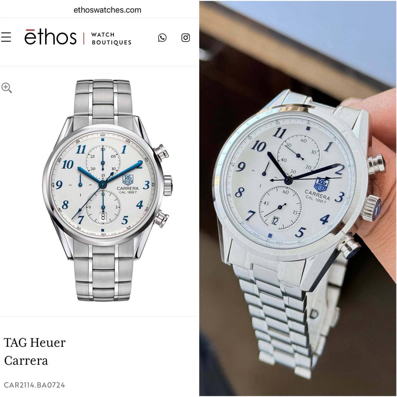 TAG Heuer Carrera Heritage CAR2114.BA0724 Blue Dial