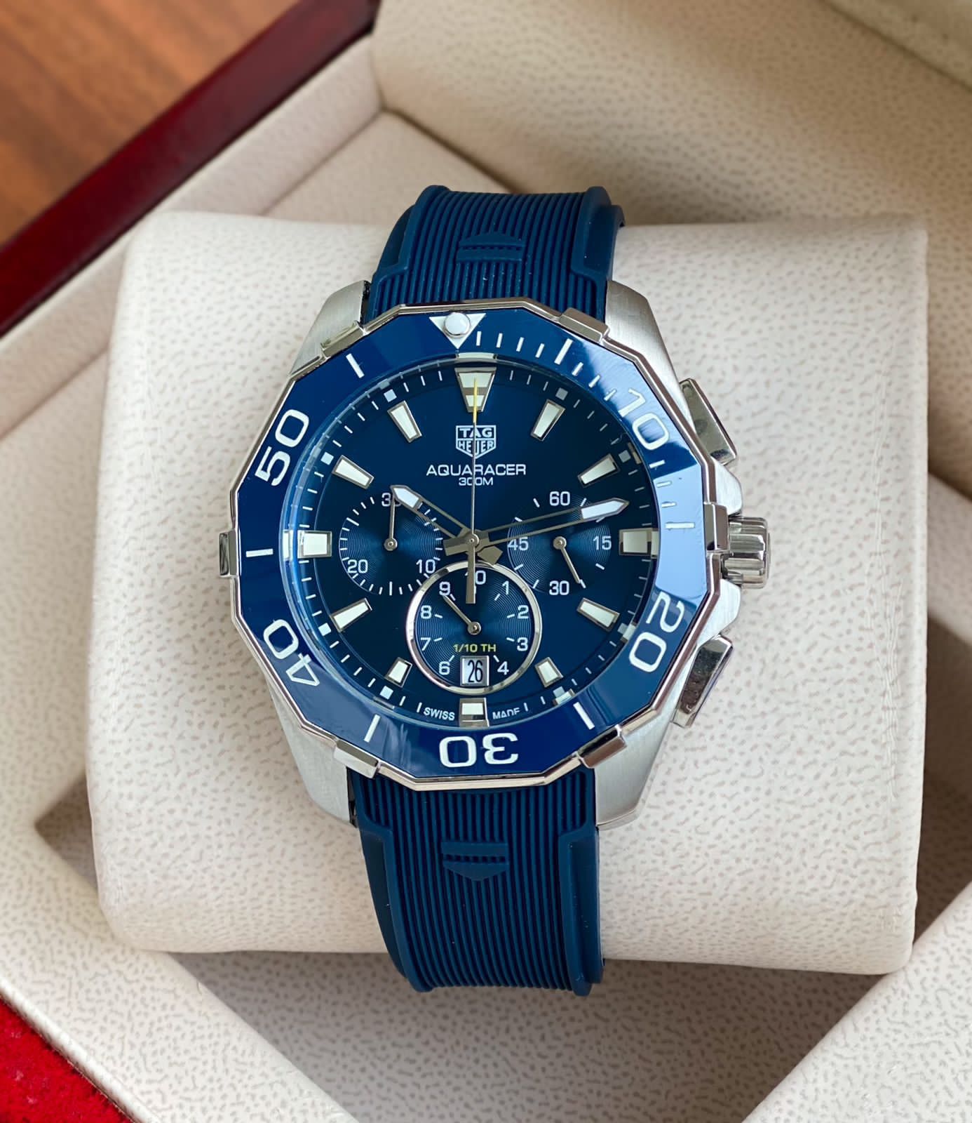 TAG Heuer Aquaracer Blue Dial Chronograph