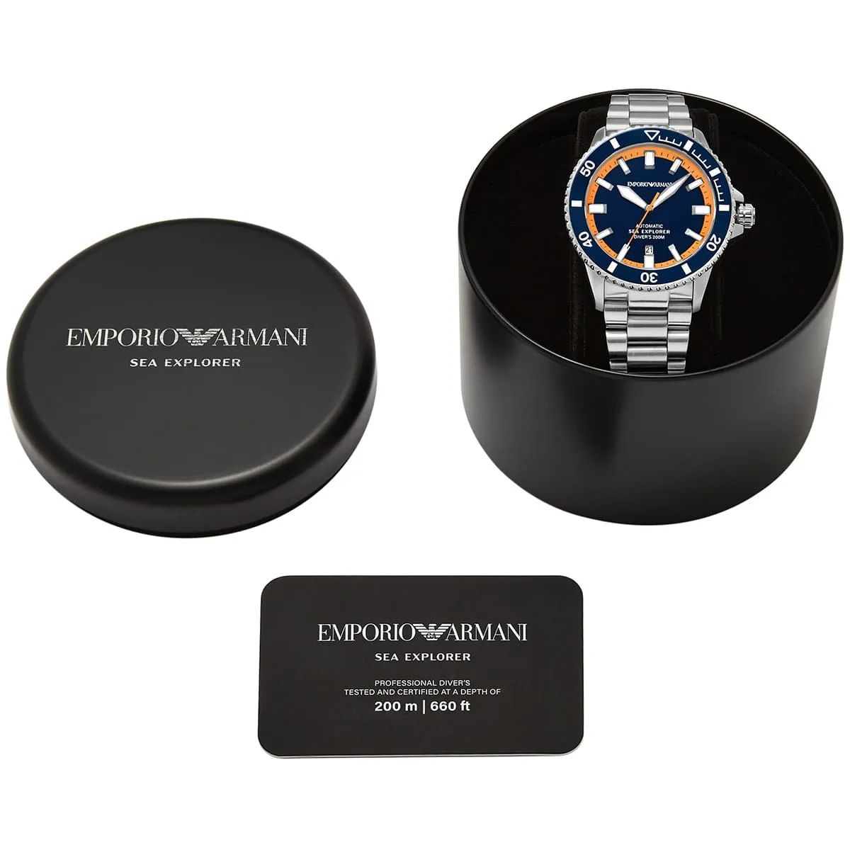 Emporio Armani Sea Explorer Turquoise Blue Dial