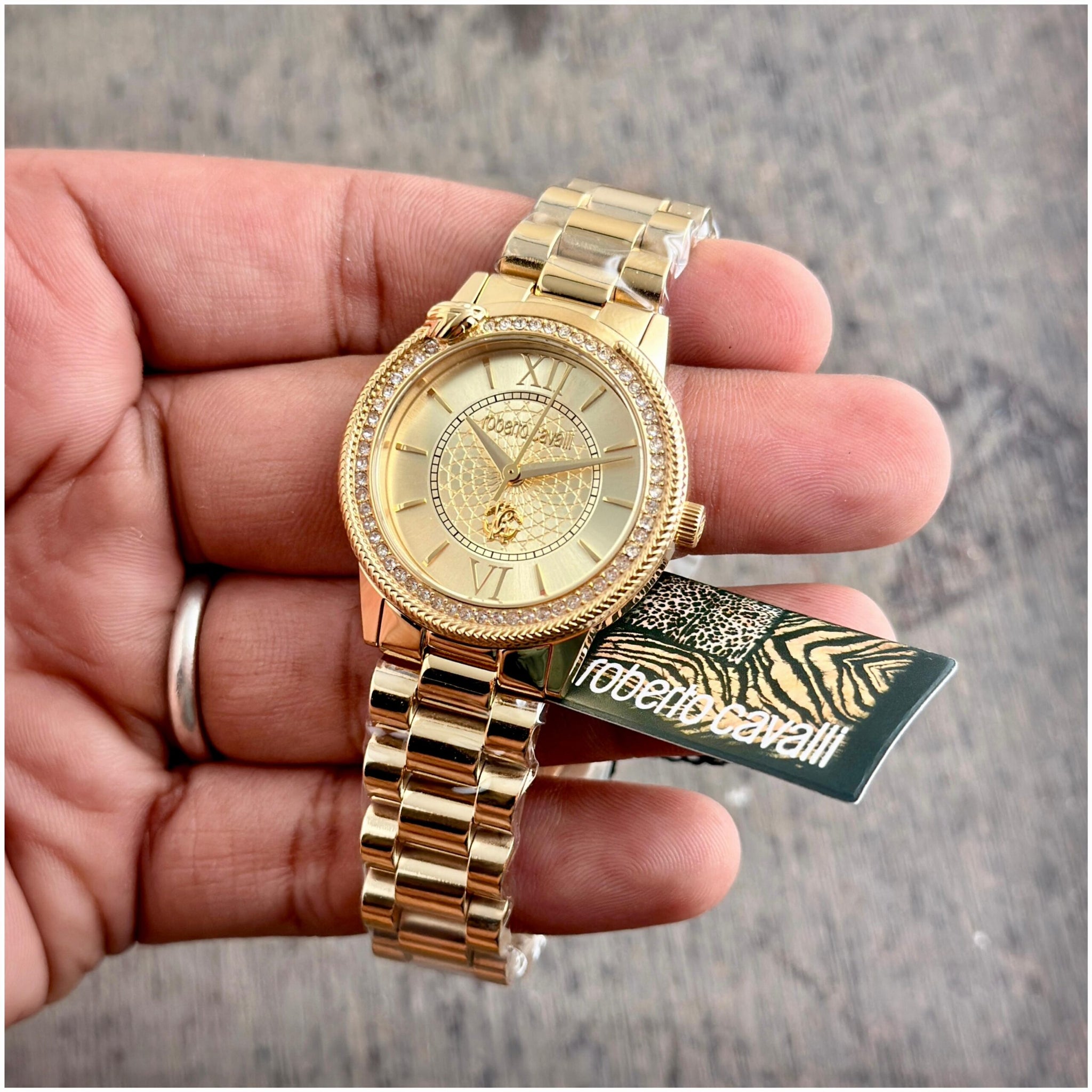 Roberto Cavalli Lucente Champagne Gold Dial