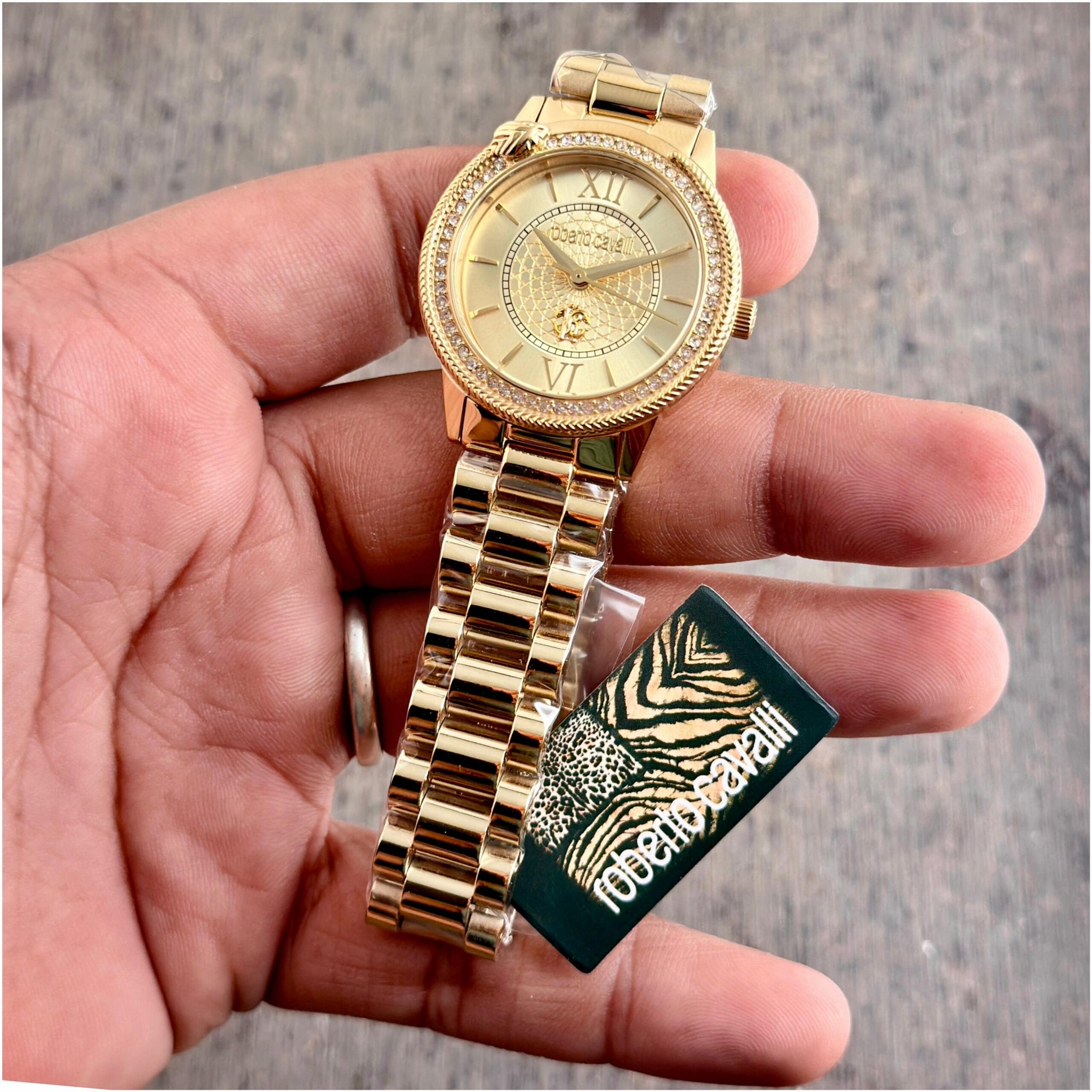 Roberto Cavalli Lucente Champagne Gold Dial