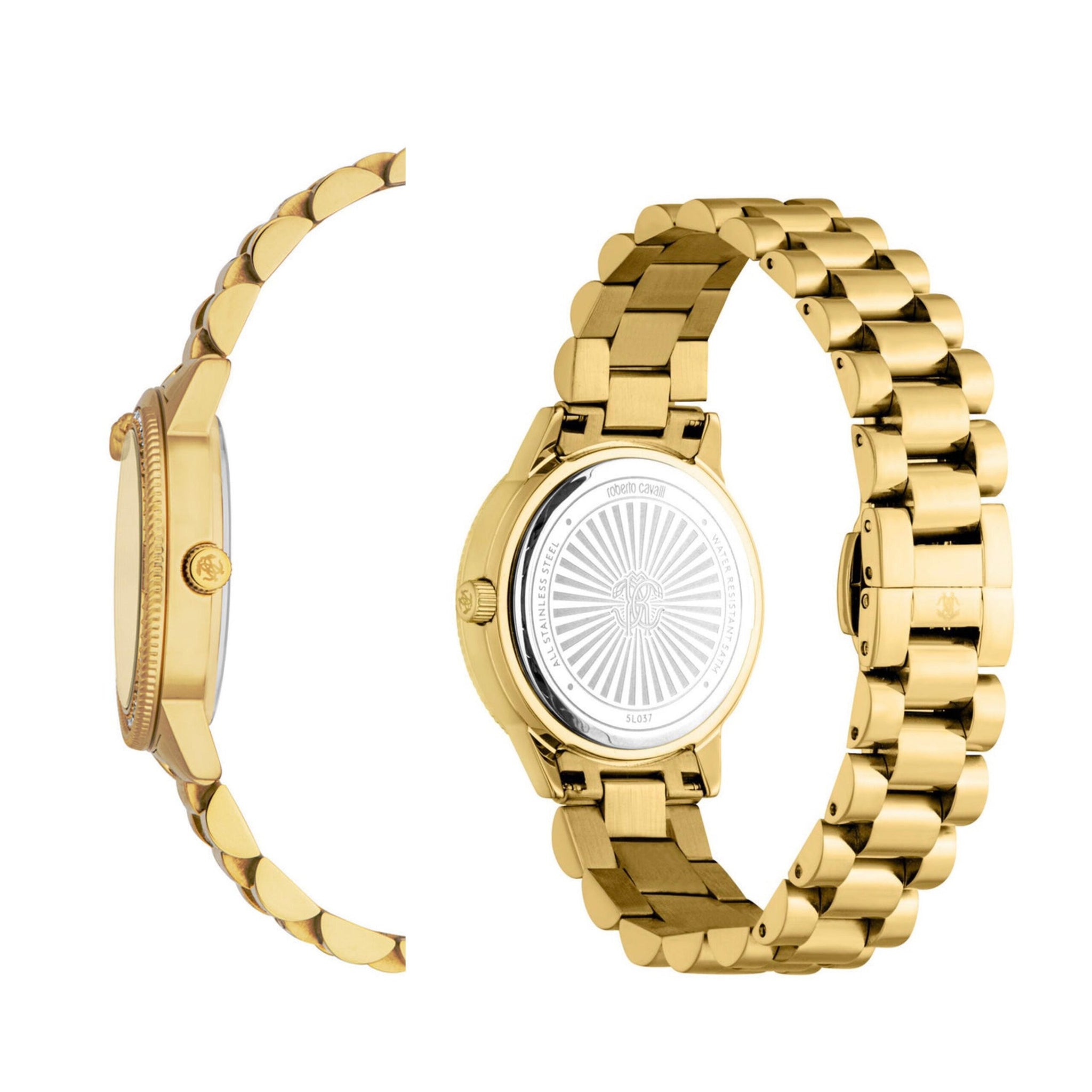 Roberto Cavalli Lucente Champagne Gold Dial