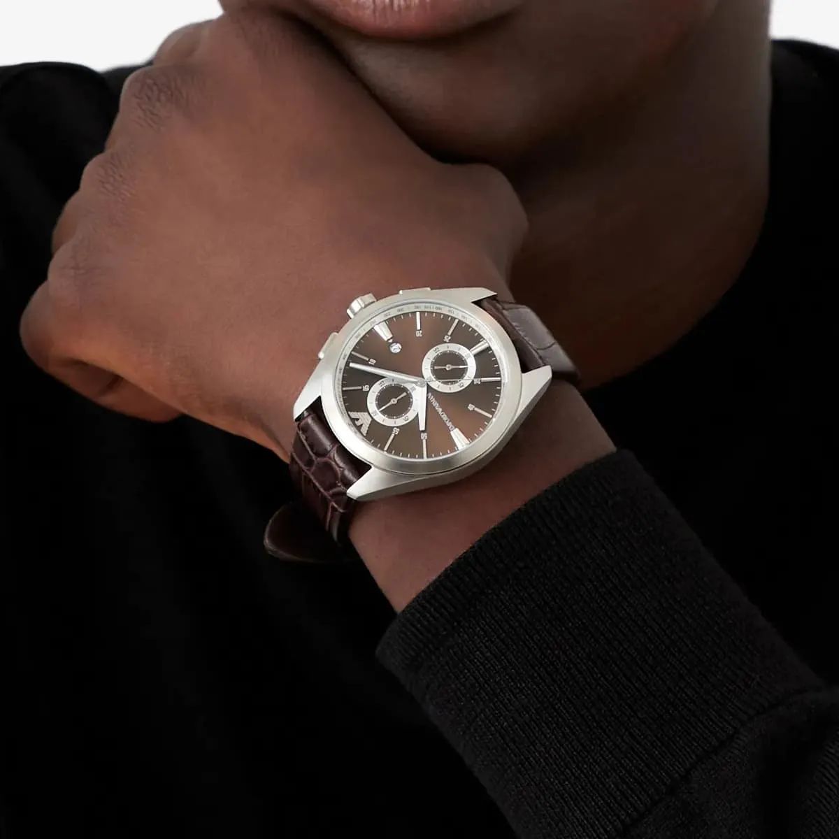 Emporio Armani AR11482 Brown Dial Chronograph