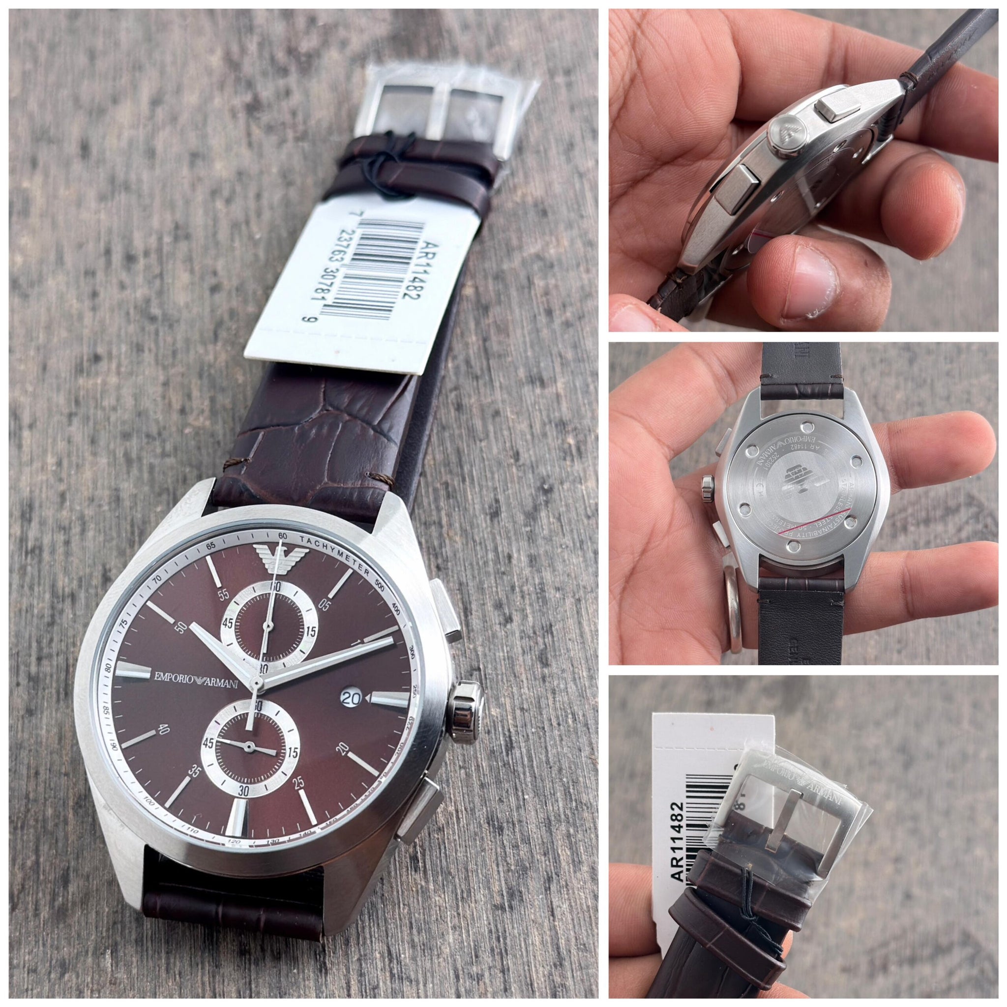 Emporio Armani AR11482 Brown Dial Chronograph