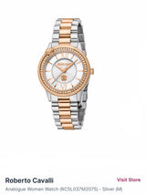 Roberto Cavalli Lucent Silver Dial
