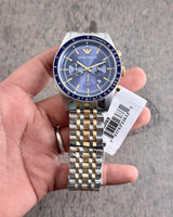 Emporio Armani AR6088 Blue Dial Chronograph