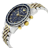 Emporio Armani AR6088 Blue Dial Chronograph