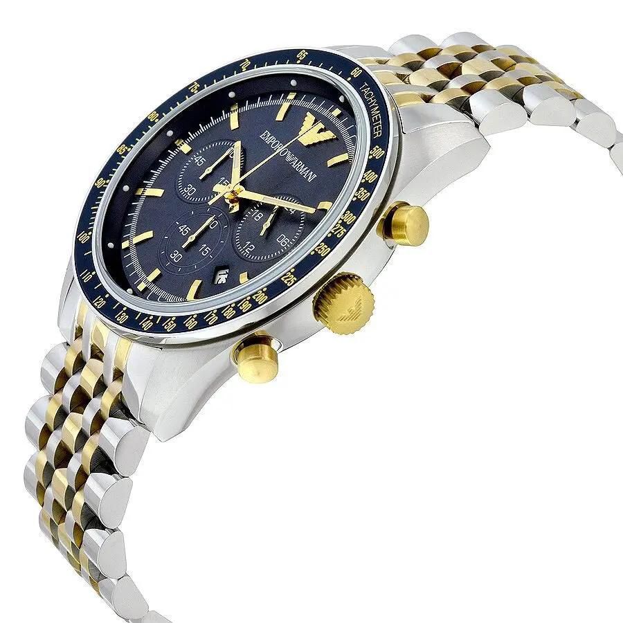 Emporio Armani AR6088 Blue Dial Chronograph