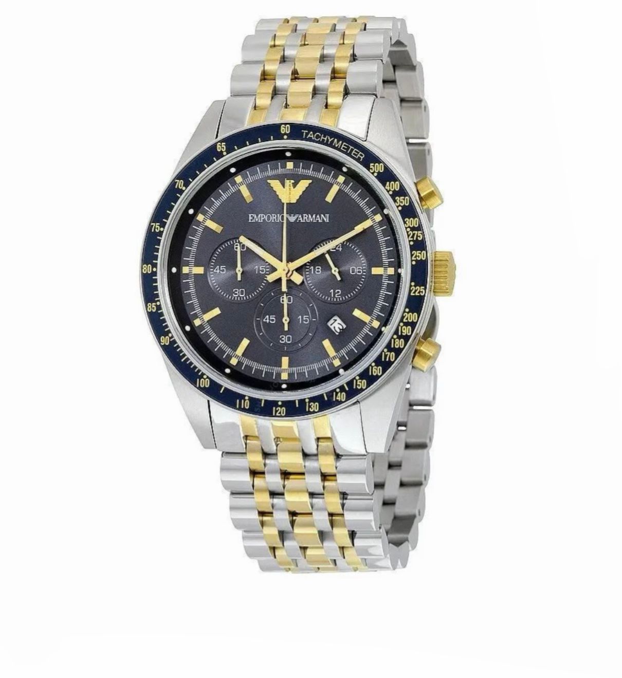 Emporio Armani AR6088 Blue Dial Chronograph