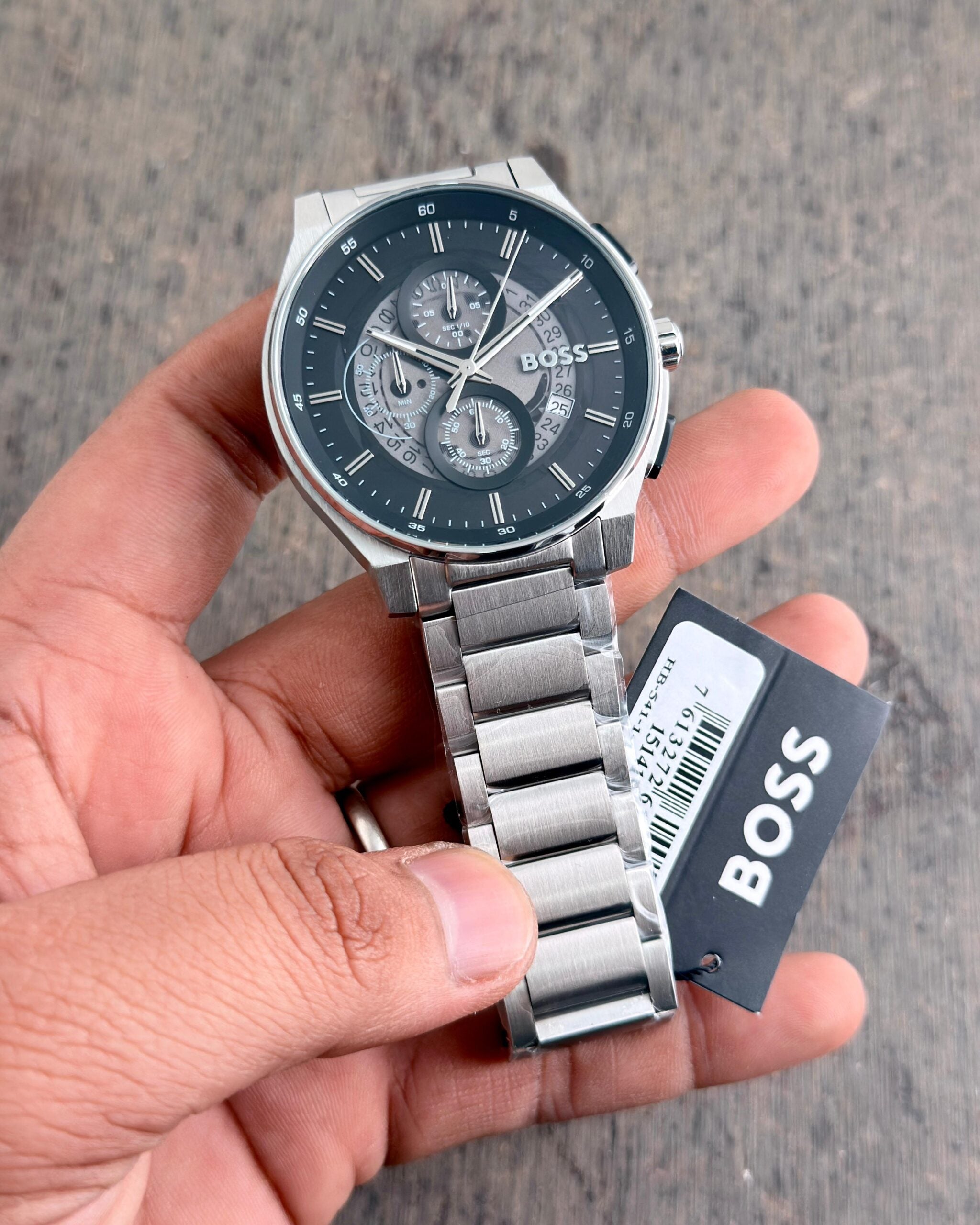 BOSS Peak 2.0 Black Transparent Dial