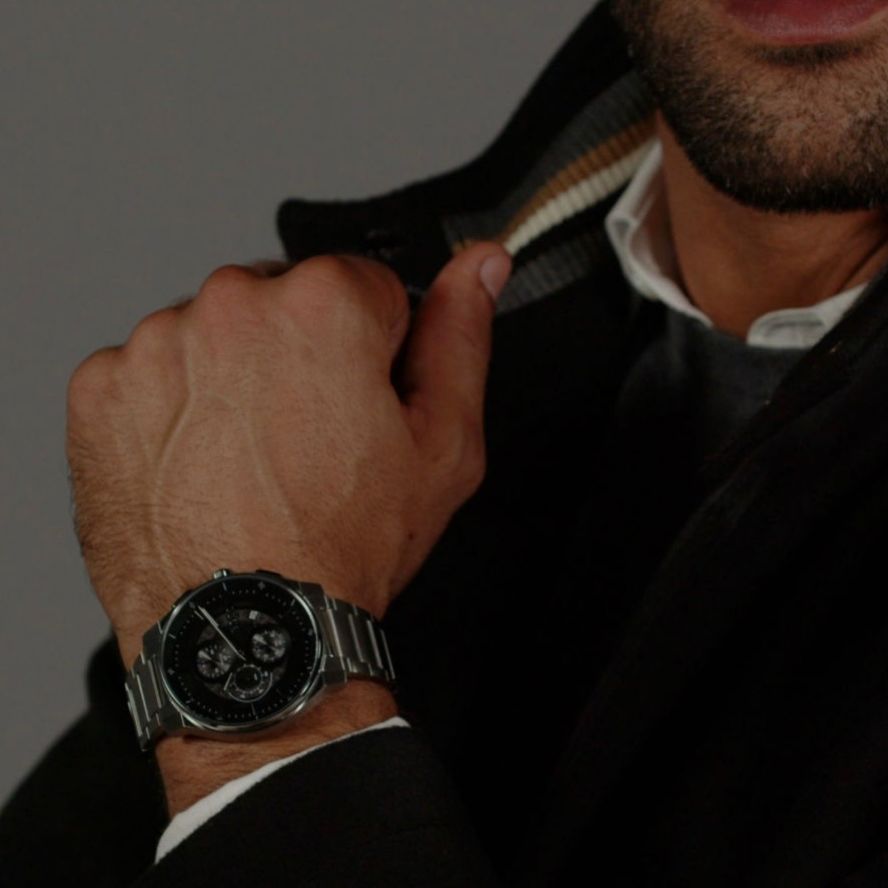 BOSS Peak 2.0 Black Transparent Dial