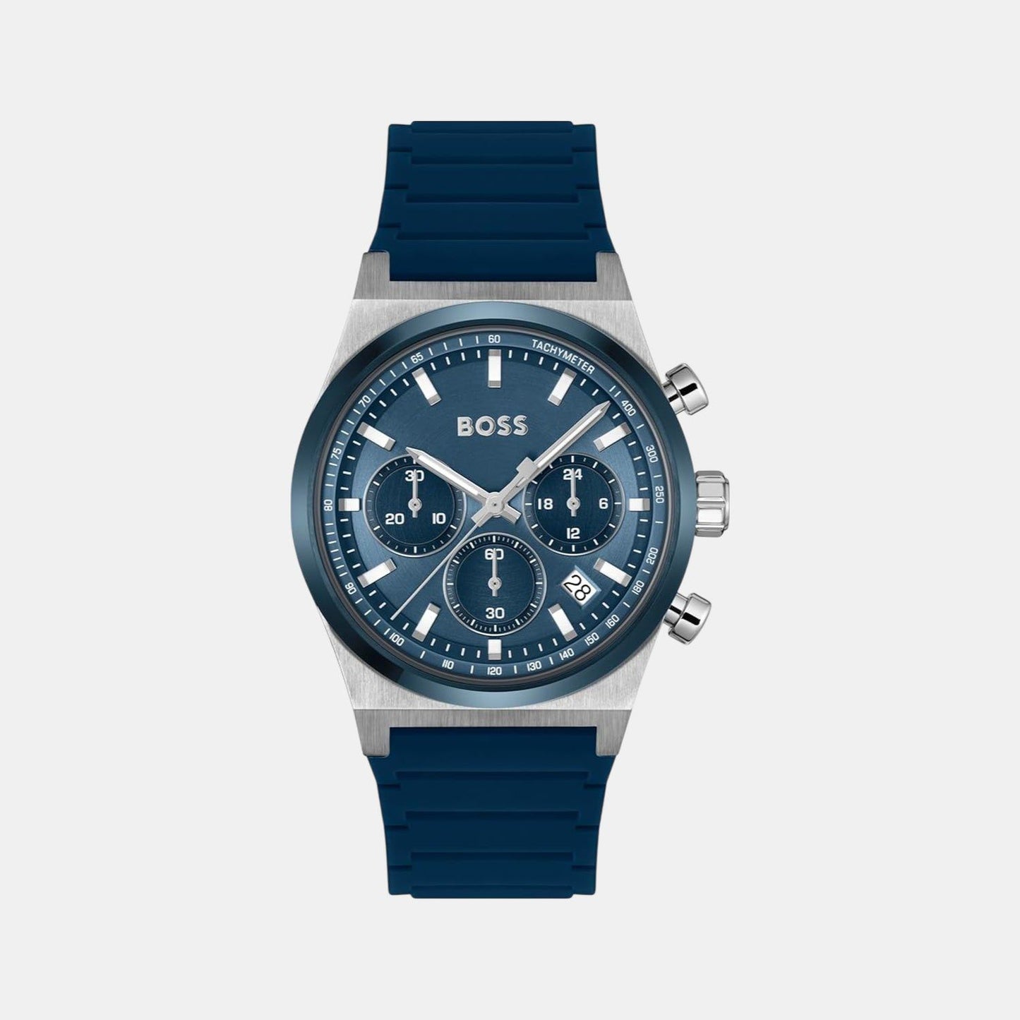 Hugo Boss Candor Blue Dial Chronograph