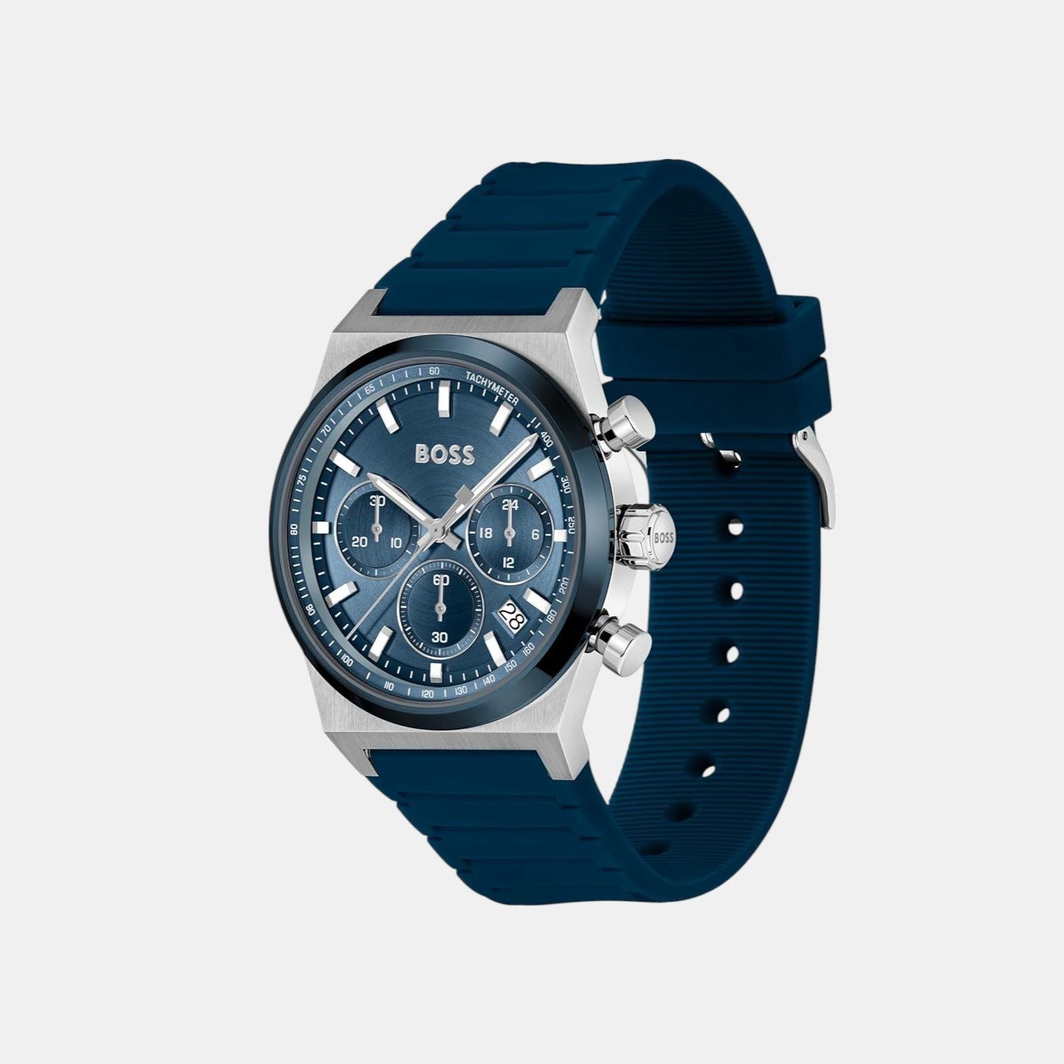 Hugo Boss Candor Blue Dial Chronograph