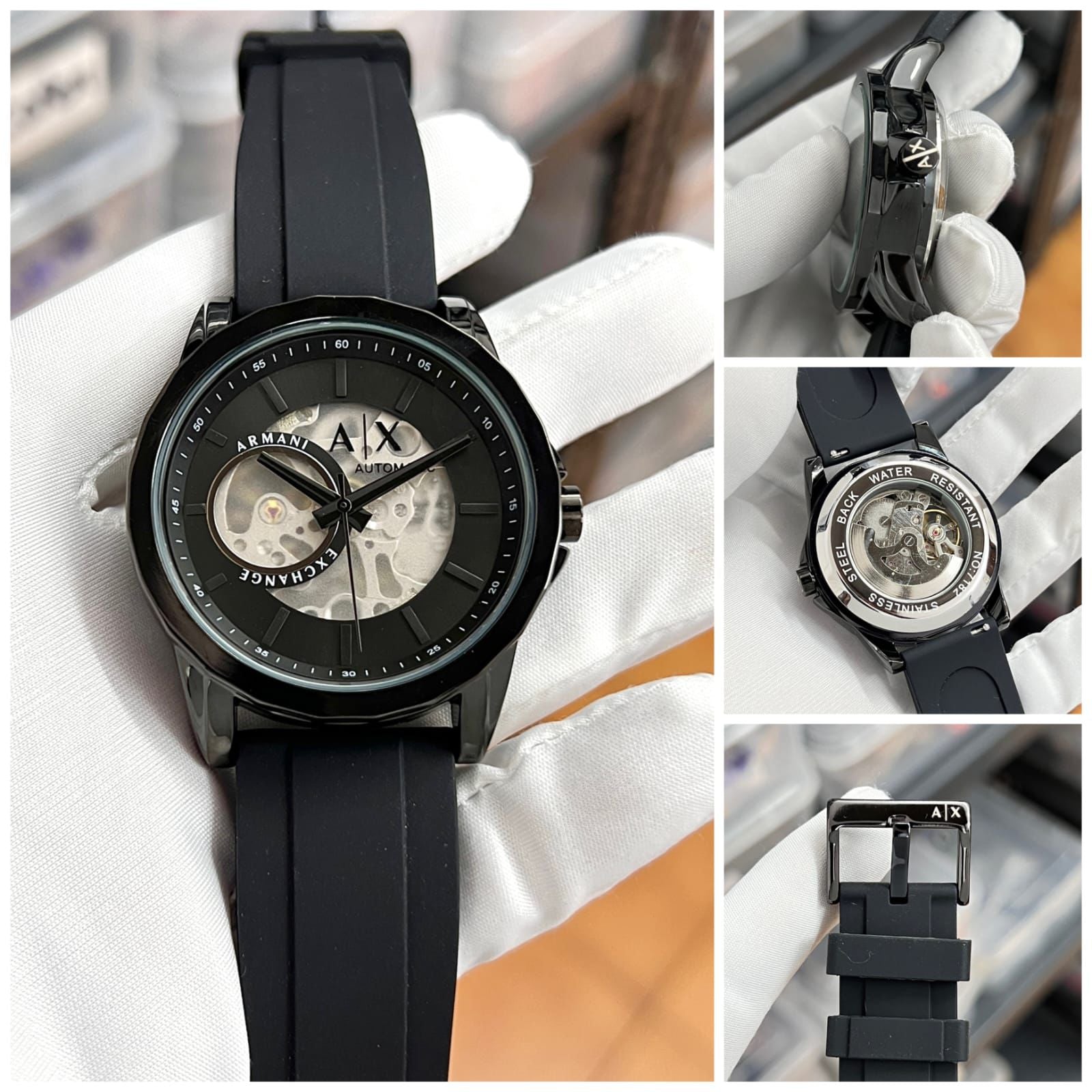 Armani Exchange Automatic Black Dial
