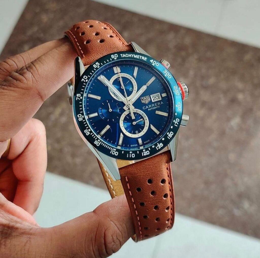 Tag Heuer Carrera Chronograph Blue Dial