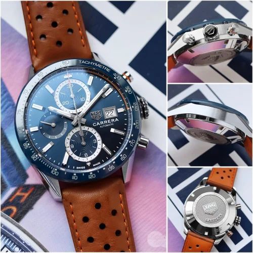 Tag Heuer Carrera Chronograph Blue Dial