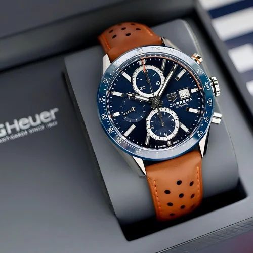 Tag Heuer Carrera Chronograph Blue Dial