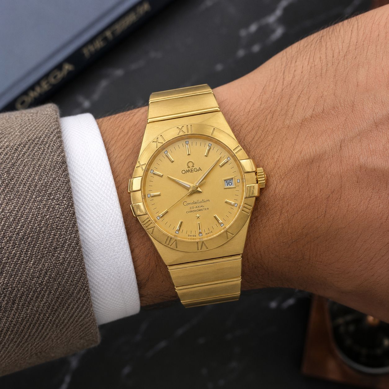 Omega Constellation Gold Dial