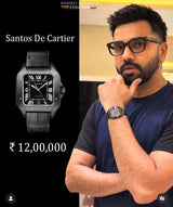 Cartier Santos Automatic Black Dial