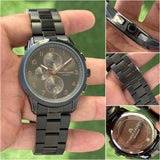 Maurice Lacroix Black &amp; Rose Gold Chronograph